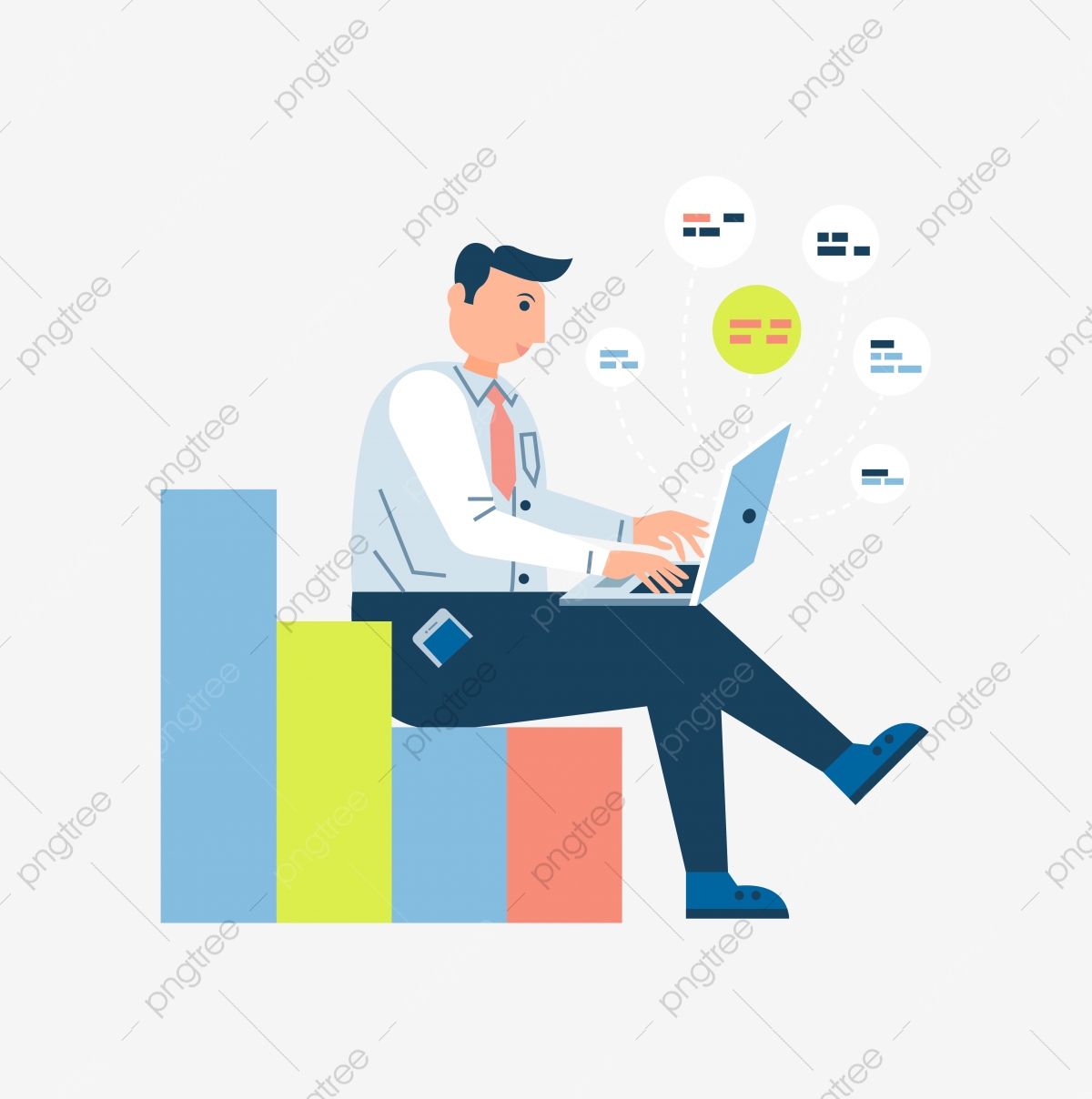 1200x1208 Group Cooperation Little Man Icon White Collar, Business