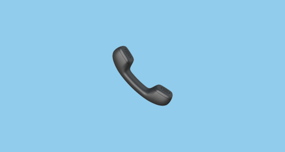560x300 Telephone Receiver Emoji