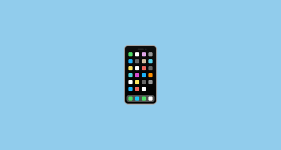 560x300 Mobile Phone Emoji