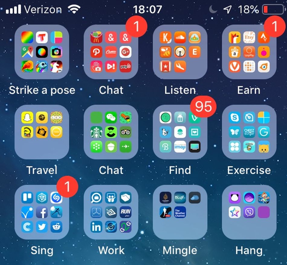 950x876 Creative Ways To Organize Your Mobile Apps