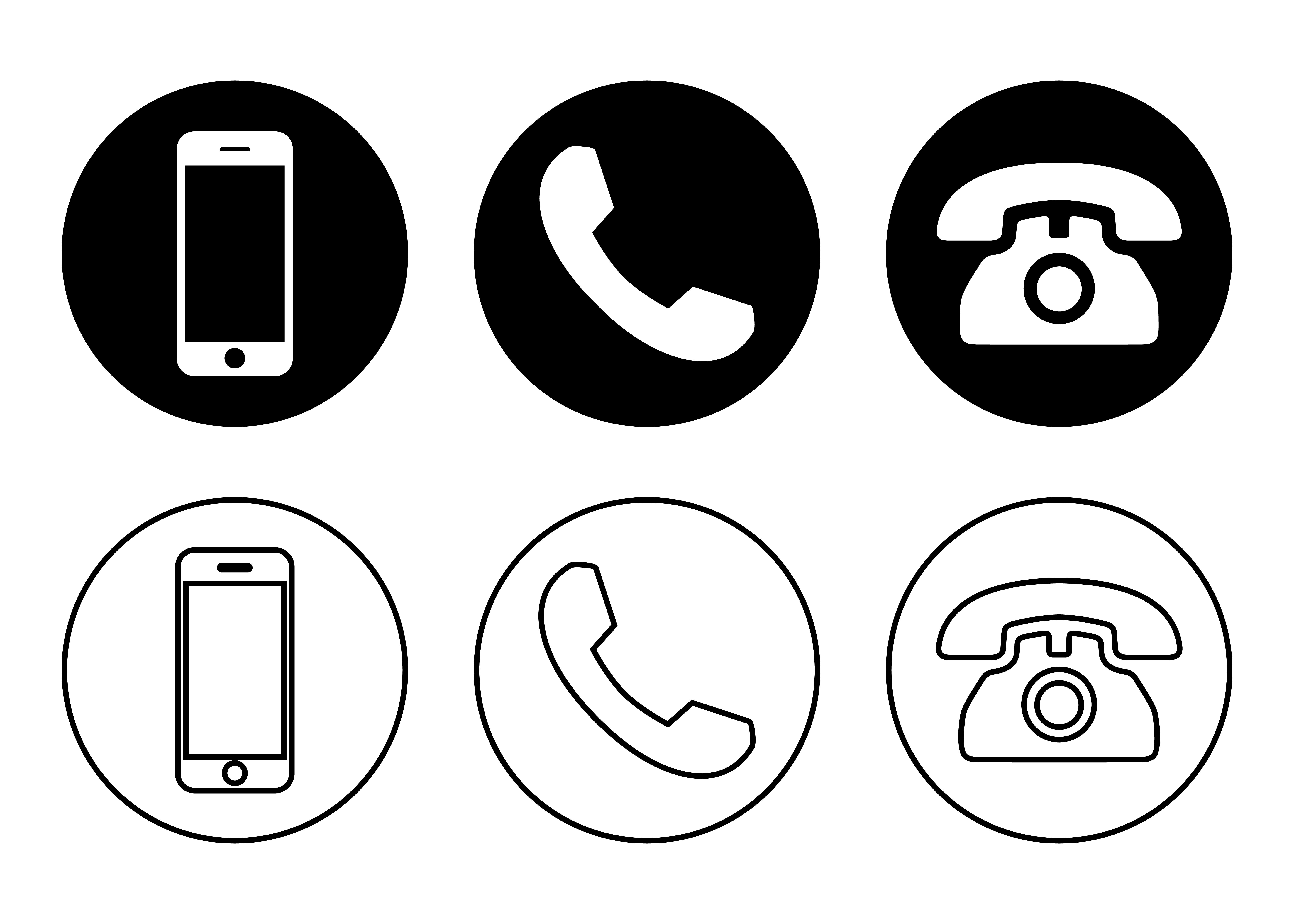 7000x5000 Phone Icon Vector Call Icon Vector Mobile Phone Smartphone