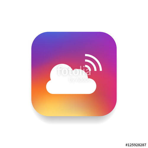 500x500 Broadcast Icon Vector, Clip Art Live Stream Cloud Computing Also