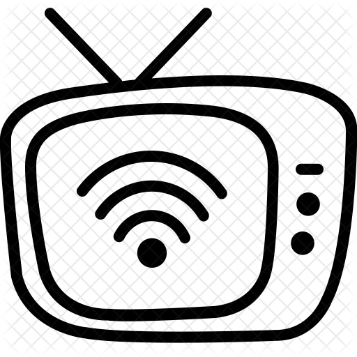 512x512 Live Tv Streaming Icon Of Line Style