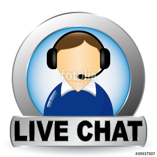 500x500 Live Chat Icon Stock Image And Royalty Free Vector