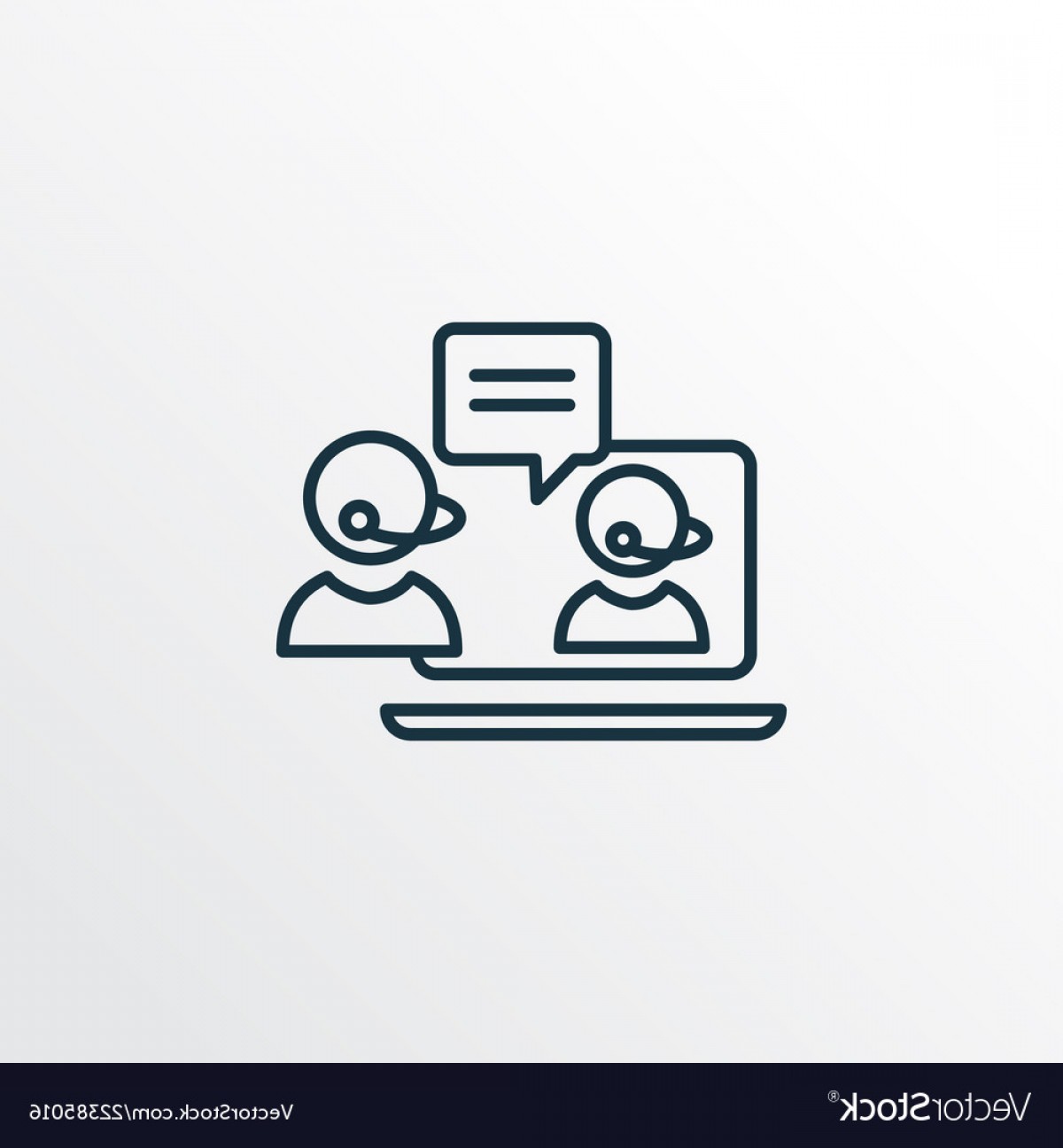 1200x1296 Live Chat Icon Line Symbol Premium Quality Vector Soidergi