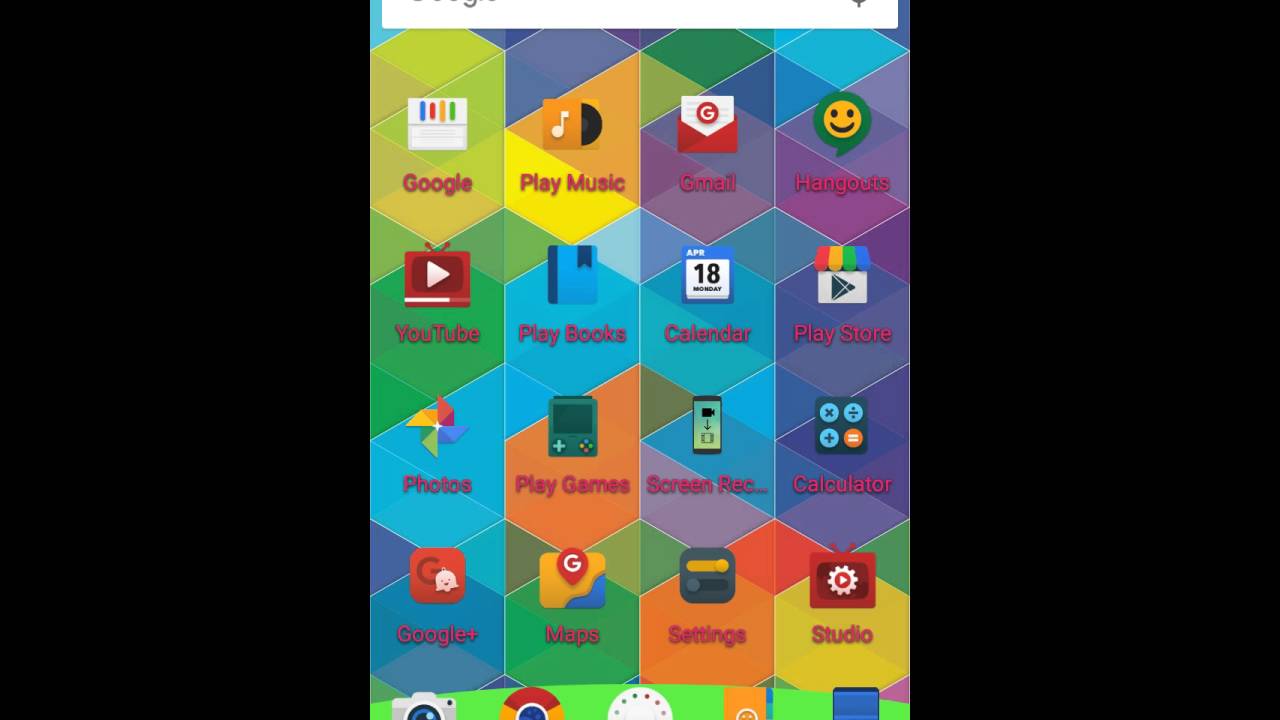 1280x720 Live Icon Pack Google Play App Theme Preview