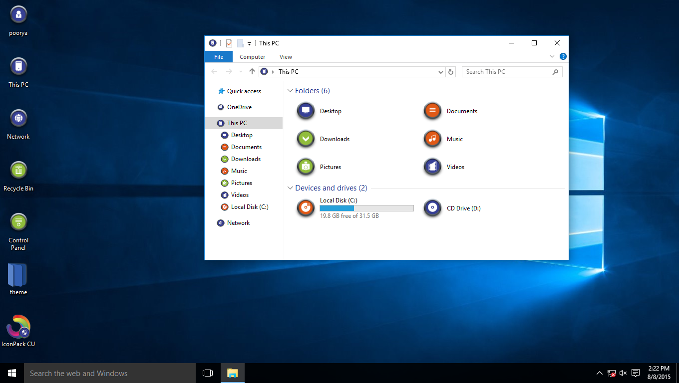 1360x768 Flash Live Iconpack