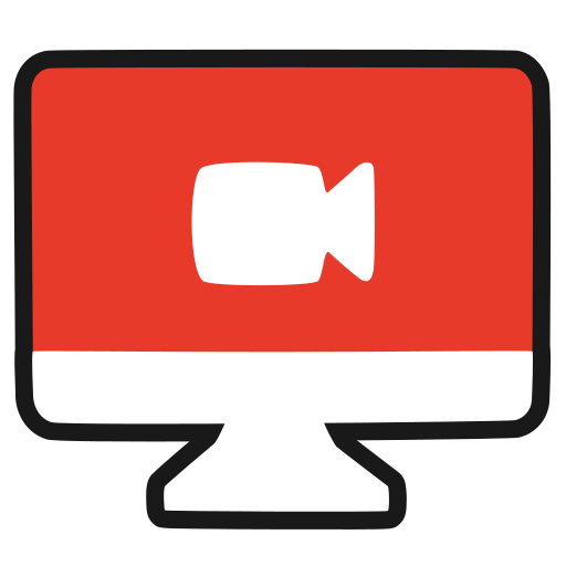 512x512 Online, Screencast, Web, Conference, Live Icon Free Of Youtuber