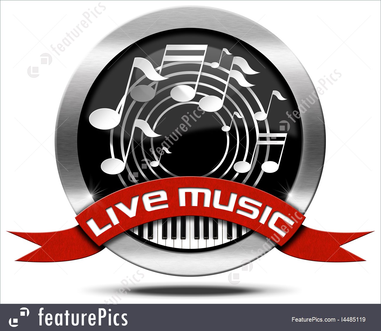 1300x1128 Illustration Of Live Music