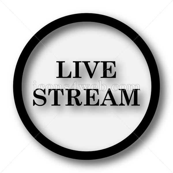 600x600 Live Stream Simple Icon Live Stream Simple Button