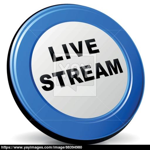 512x512 Vector Live Stream Icon Vector