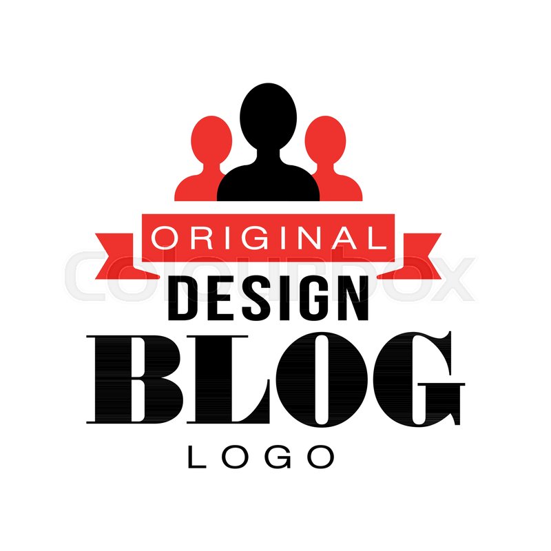 800x800 Creative Vlog Logo Design With People Stock Vector Colourbox