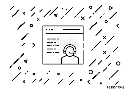 500x360 Live Support Icon Concept Stock Image And Royalty Free Vector