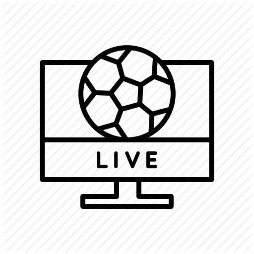 512x512 Football, Live, Monitor, Soccer, Stream, Tv Icon