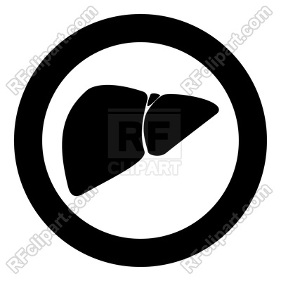 400x400 Liver Black Icon Vector Image Of Healthcare, Medical