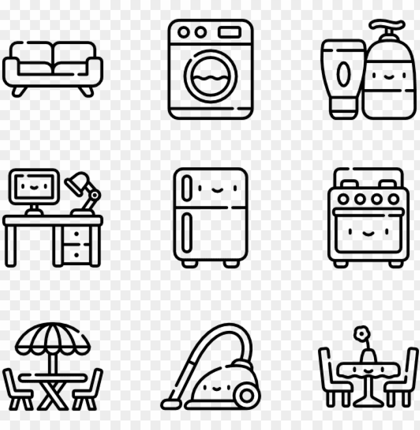 840x859 Home Living Icons