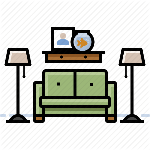 512x512 Furniture, L Living Room, Sofa Icon
