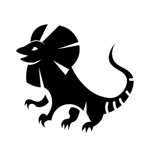 490x490 Frilled Necked Lizard Icon Vector