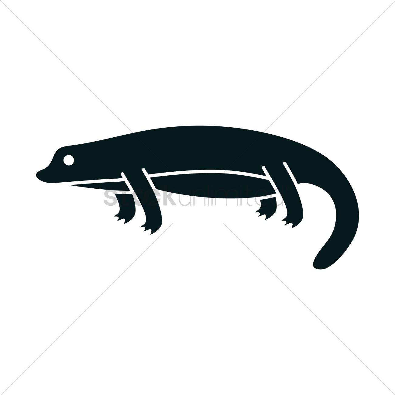 1300x1300 Lizard Icon Vector Image