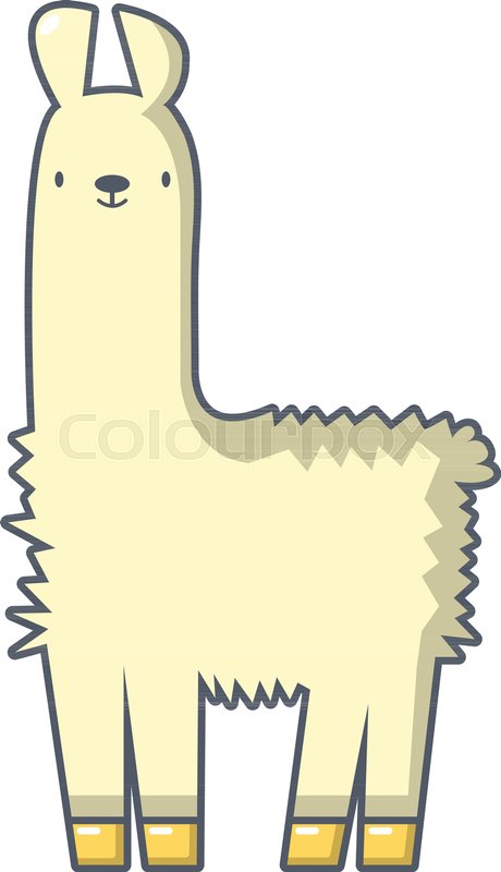 460x800 Llama Icon Cartoon Illustration Of Stock Vector Colourbox