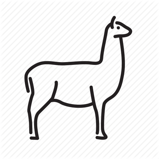 512x512 Animal, Animals, Llama, Mammal, Nature, Wildlife Icon