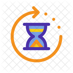 256x256 Loading Icon Of Colored Outline Style