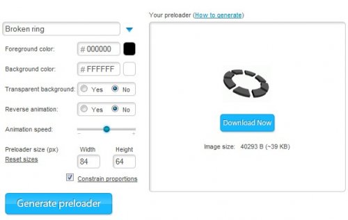 500x317 Ajax Loading Icon Generator
