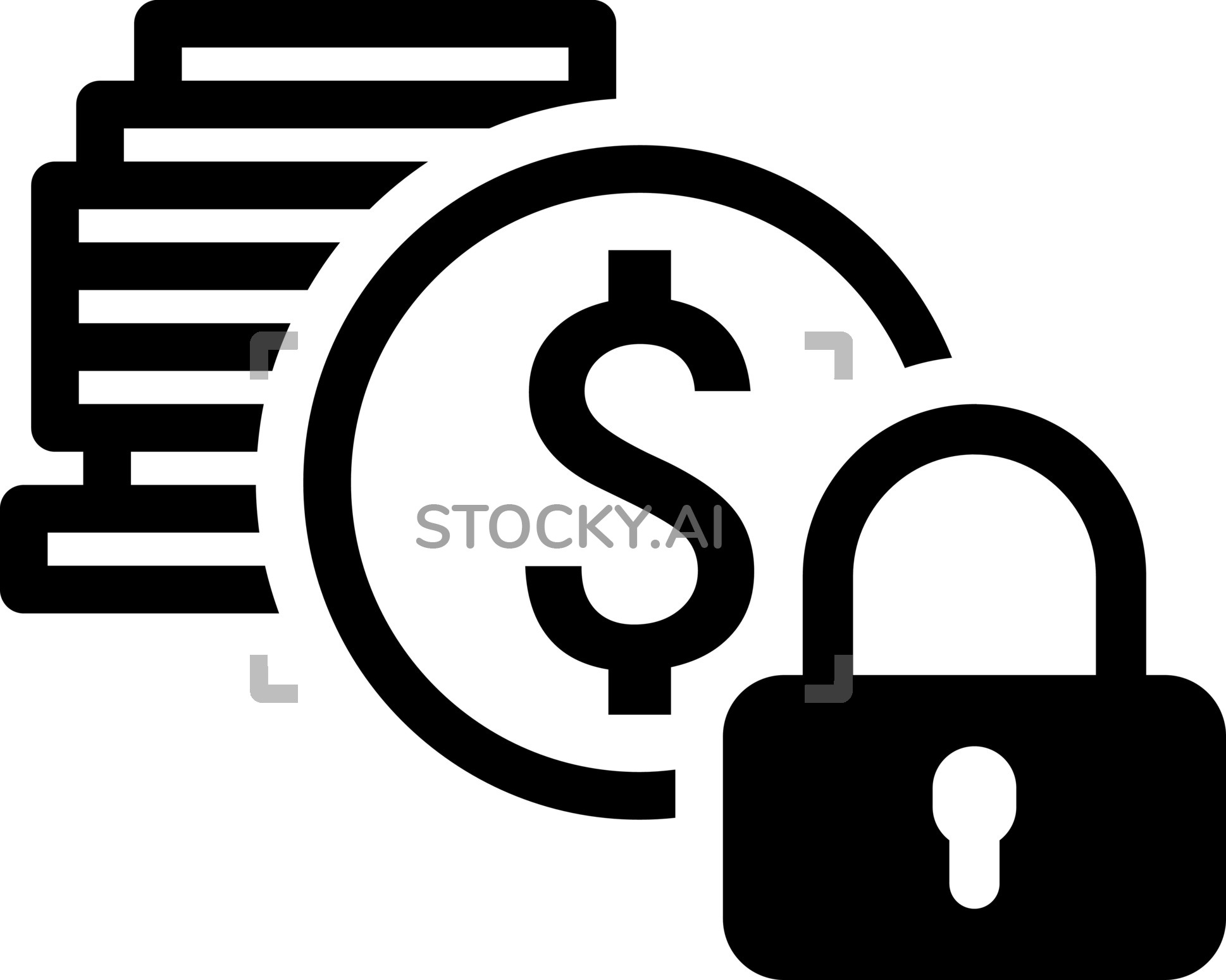 1938x1549 Image Of Secured Loan Icon Flat Design