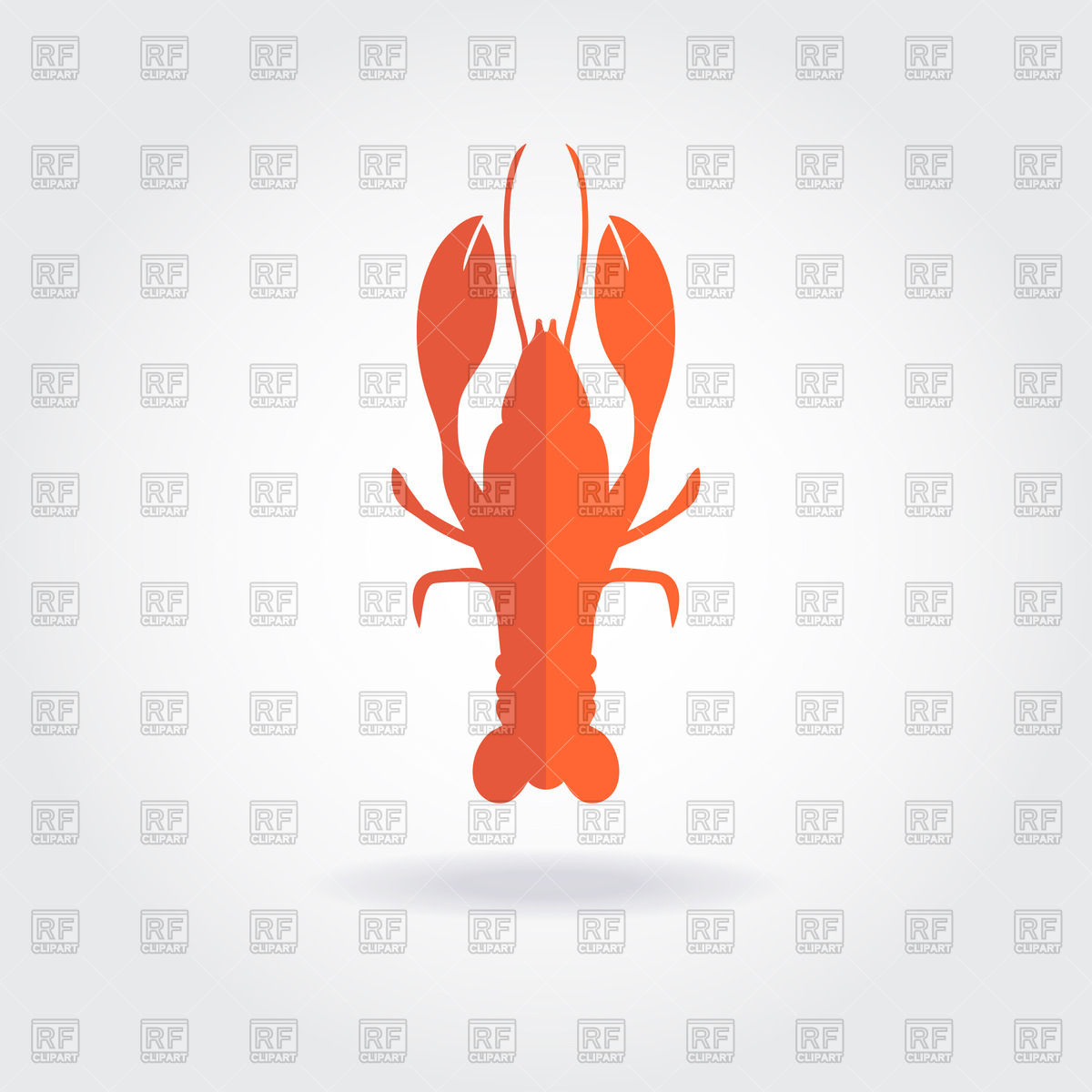 1200x1200 Lobster Icon Vector Image Of Plants And Animals Mcherevan