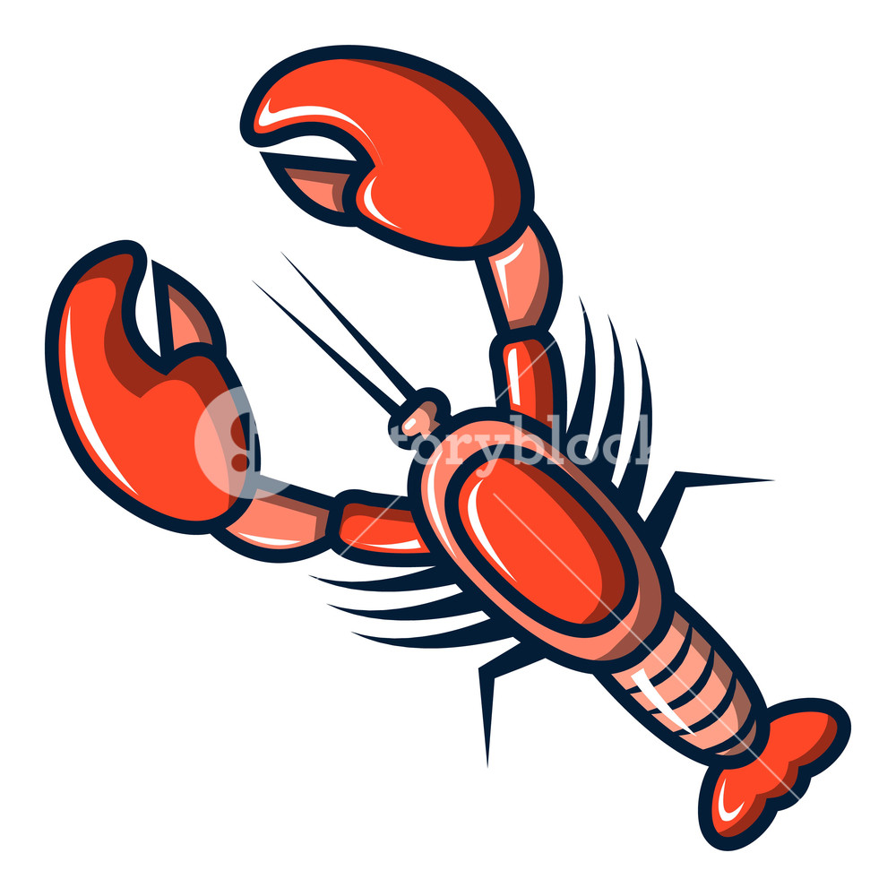 1000x1000 Lobster Icon Cartoon Illustration Of Lobster Vector Icon For Web