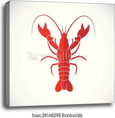 382x390 Vector Image Of An Lobster Design On White Background Lobster