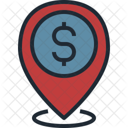 256x256 Local Business Icon Of Colored Outline Style