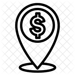 256x256 Business Localization Icon Of Line Style