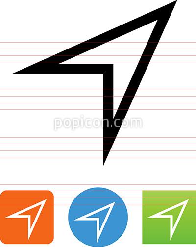 400x504 Location Arrow Icon