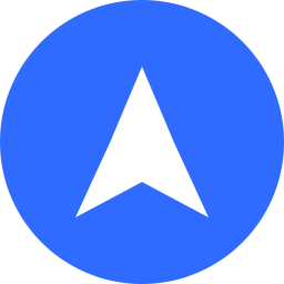 256x256 Location Arrow Icon Flat