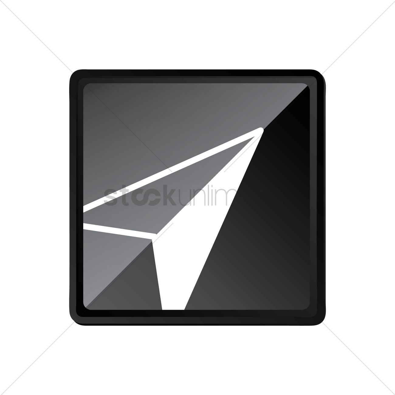 1300x1300 Location Arrow Icon Vector Image
