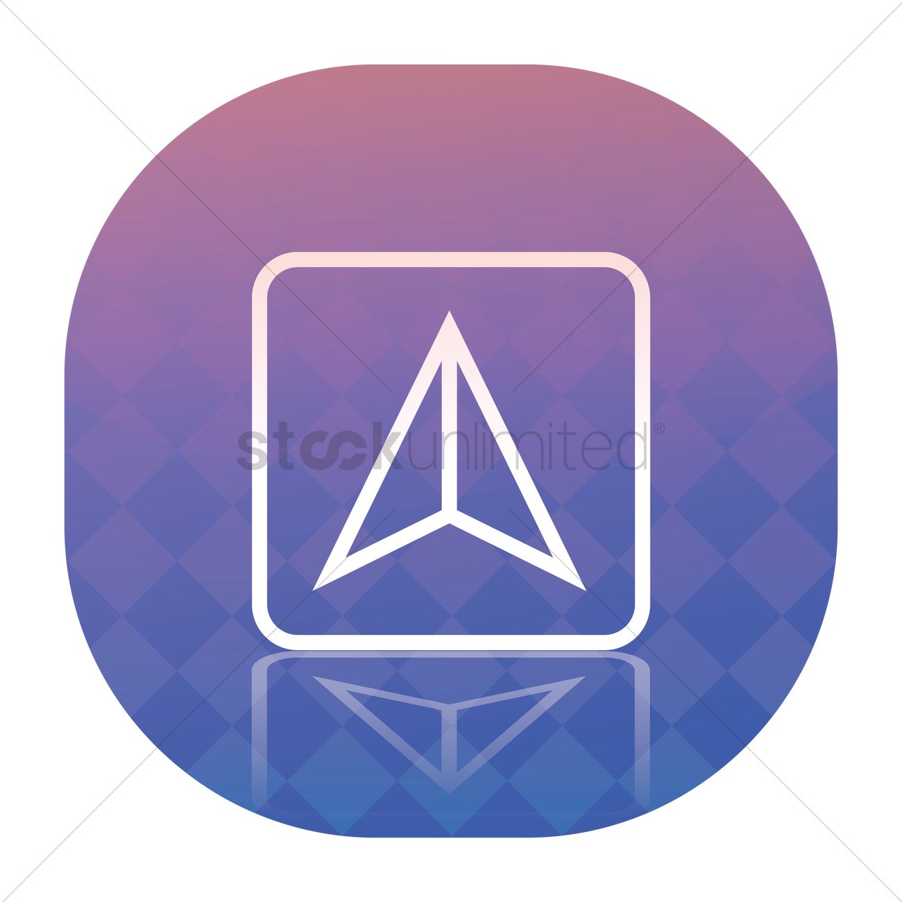 1300x1300 Location Arrow Icon Vector Image