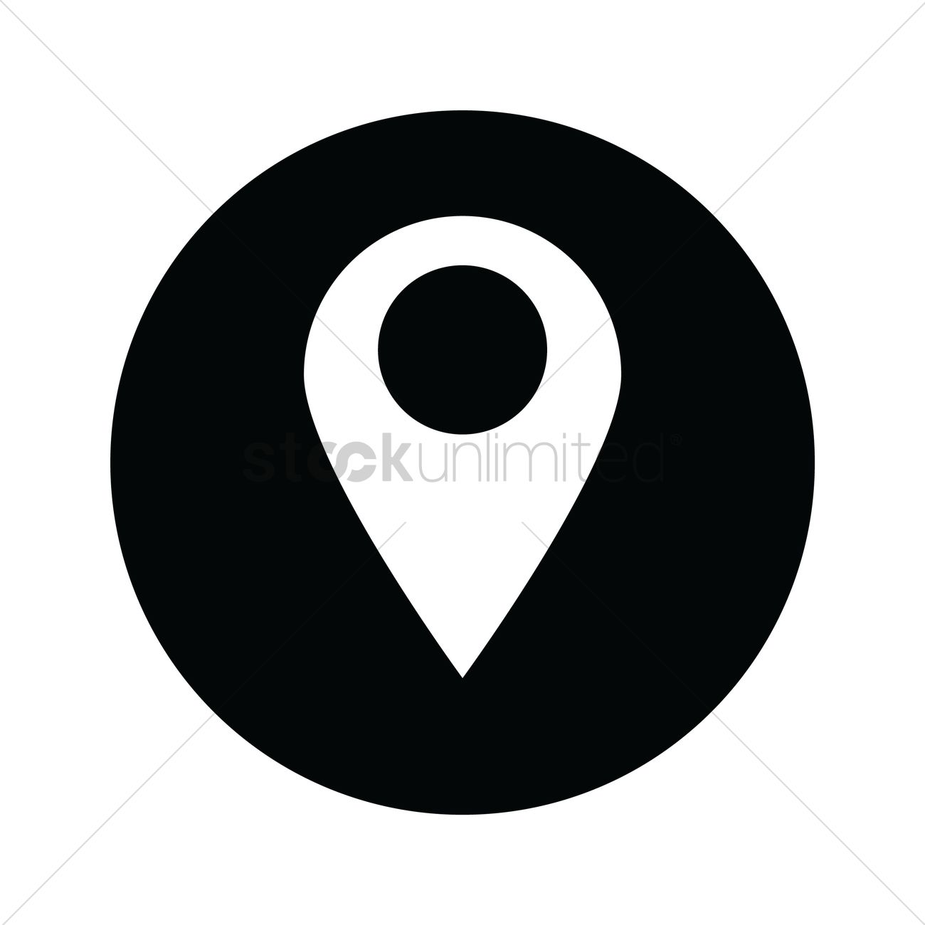 1300x1300 Location Icon Vector Image