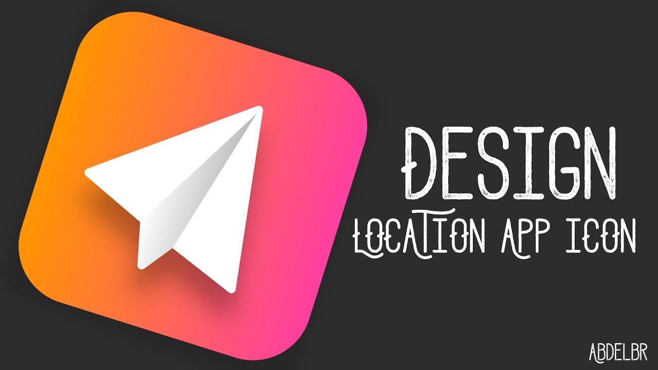 1280x720 How To Design Location App Icon For Android And Ios