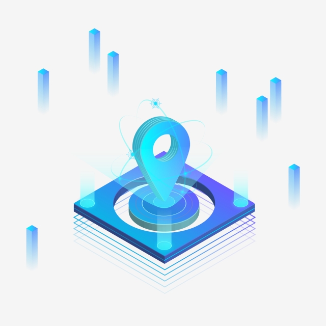 640x640 Target Icon Blue, Target Clipart, Blue Location, Cartoon Location