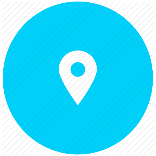 512x512 Blue, Location, Map, Point Icon