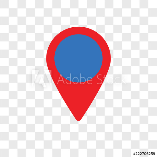 500x500 Location Icons Isolated On Transparent Background Modern