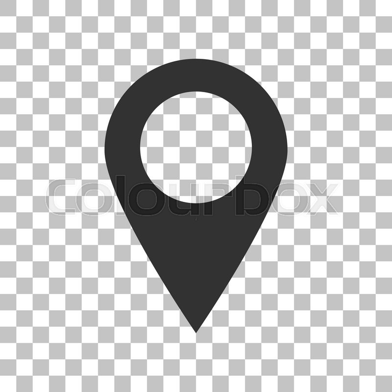 800x800 Mark Pointer Sign Dark Gray Icon On Stock Vector Colourbox