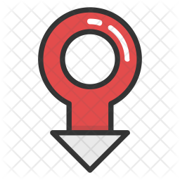 Location Tag Icon Of Colored Outline Style 256x256 Location Tag Icon Of Colored Outline Style