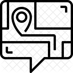 256x256 Tracking Location Icon Of Line Style