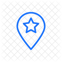 256x256 Favorite Location Icon Of Line Style