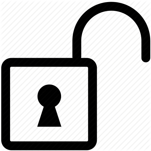 512x512 Lock, Locked, Open, Safety, Security, Unlock, Unlocked Icon