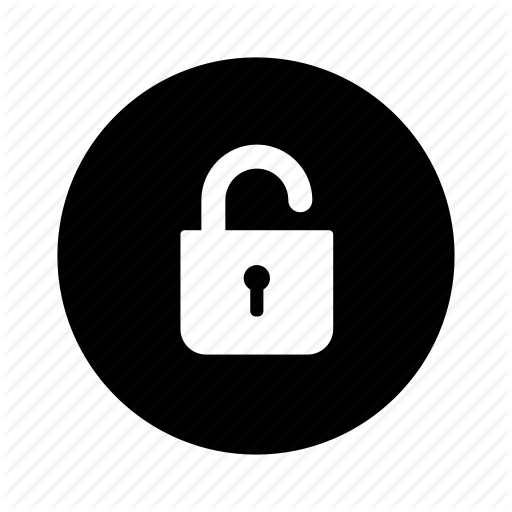 512x512 Lock, Unlock, Unlocked Icon