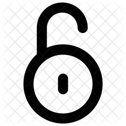 256x256 Lock, Secure, Unlock, Unlocked, Icon Logo Icon Of Line Style