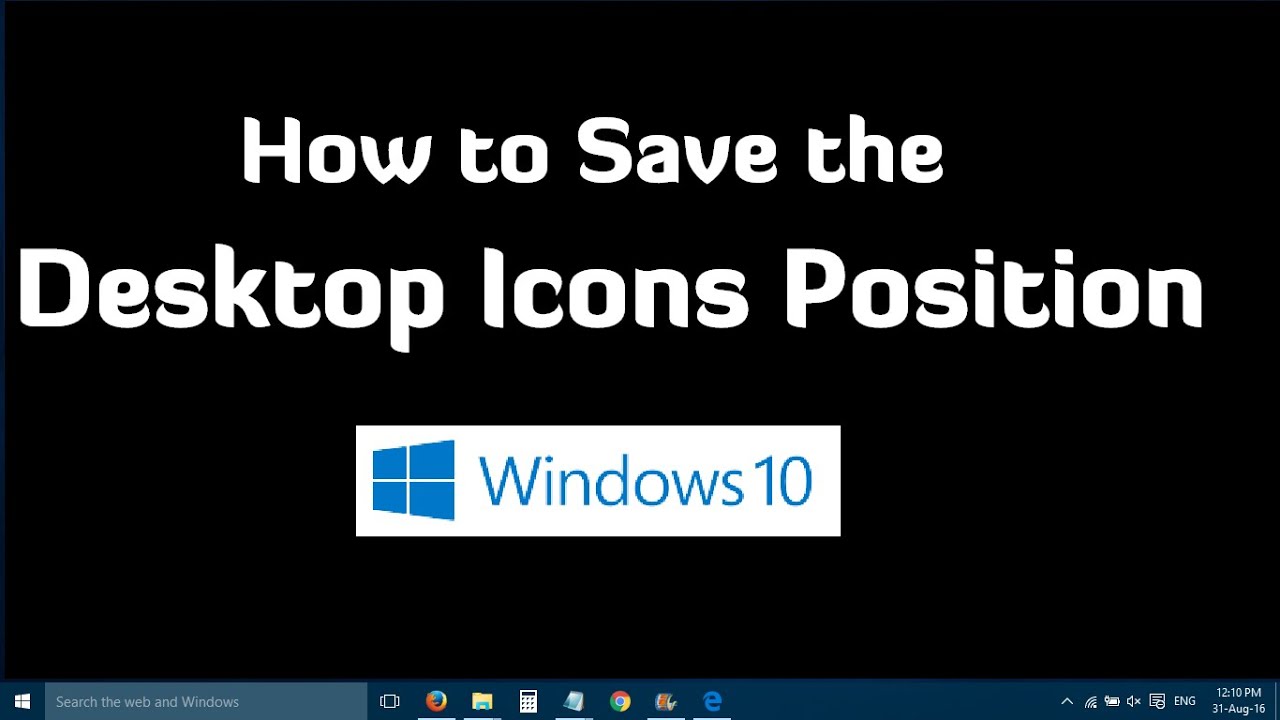 1280x720 How To Lock The Desktop Icons In Windows